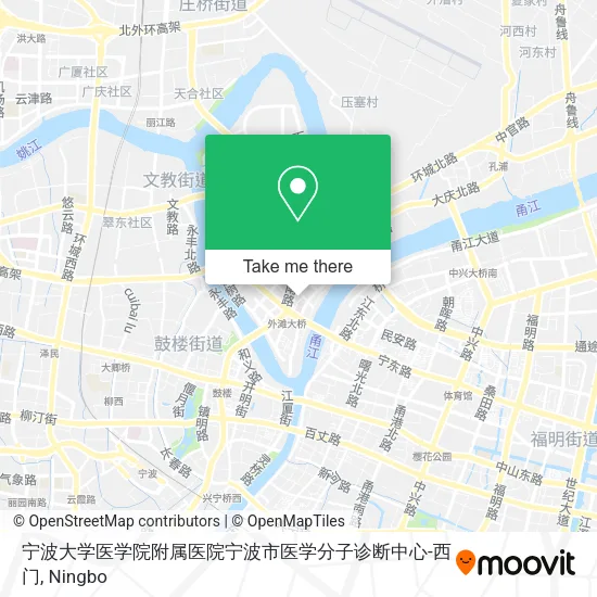 宁波大学医学院附属医院宁波市医学分子诊断中心-西门 map