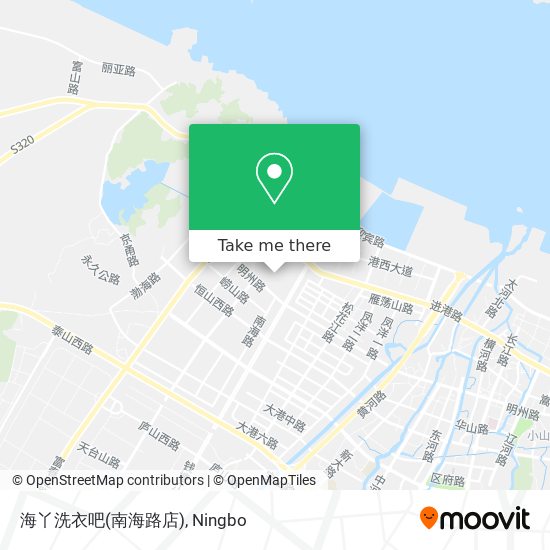 海丫洗衣吧(南海路店) map