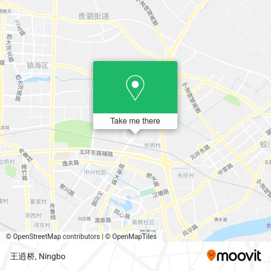 王逍桥 map