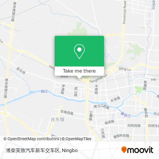 潍柴英致汽车新车交车区 map