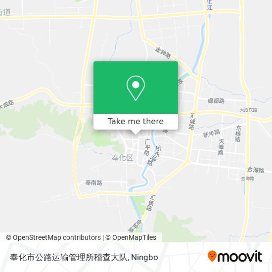 奉化市公路运输管理所稽查大队 map
