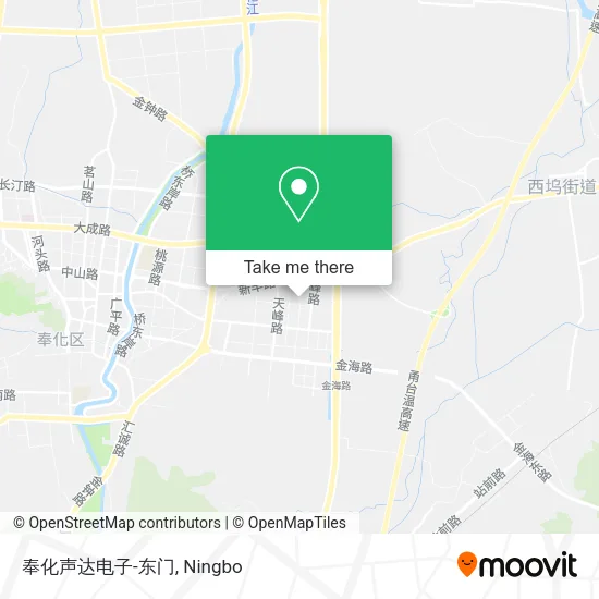 奉化声达电子-东门 map