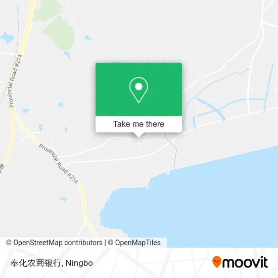 奉化农商银行 map