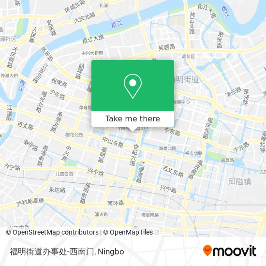 福明街道办事处-西南门 map