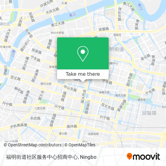 福明街道社区服务中心招商中心 map