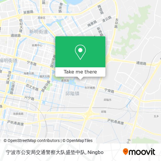 宁波市公安局交通警察大队盛垫中队 map