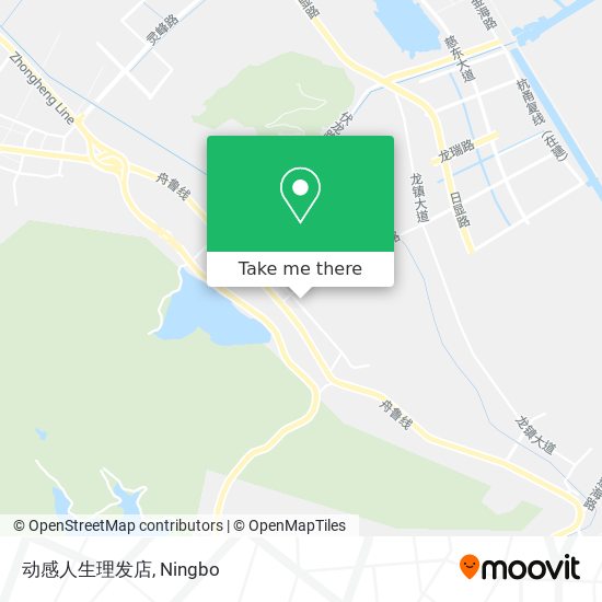 动感人生理发店 map