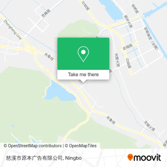 慈溪市原本广告有限公司 map