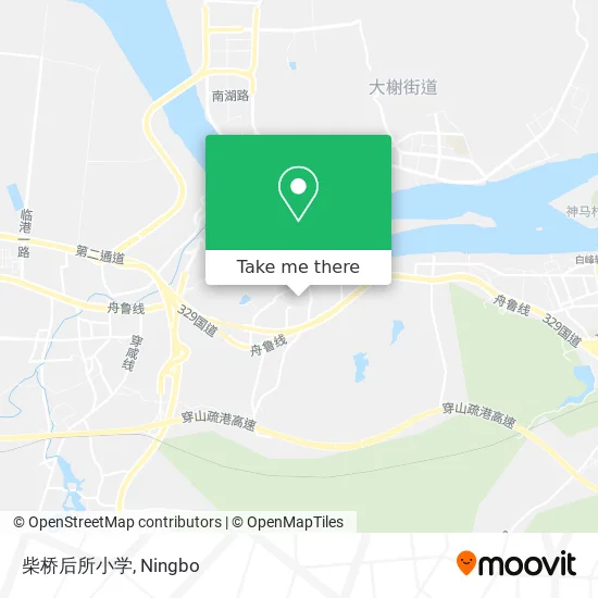 柴桥后所小学 map