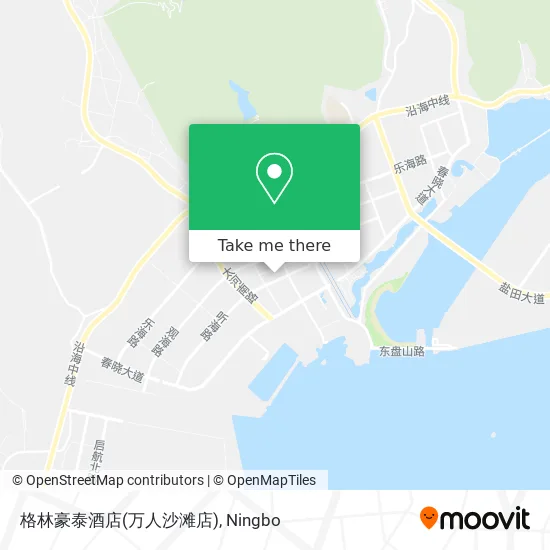 格林豪泰酒店(万人沙滩店) map