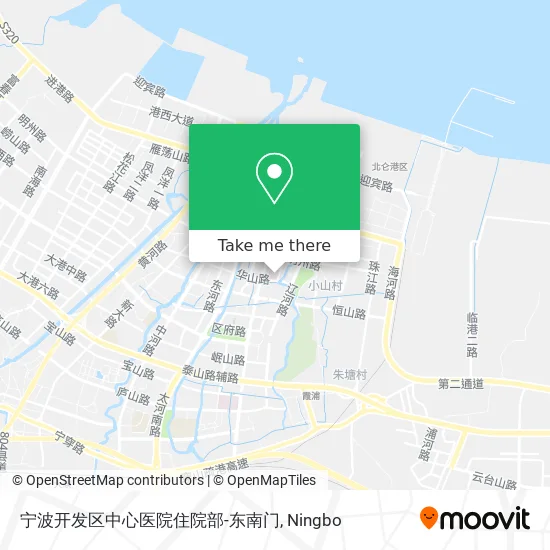 宁波开发区中心医院住院部-东南门 map