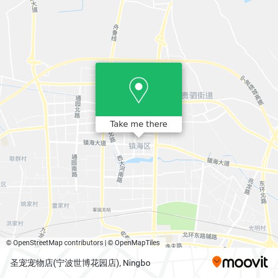 圣宠宠物店(宁波世博花园店) map