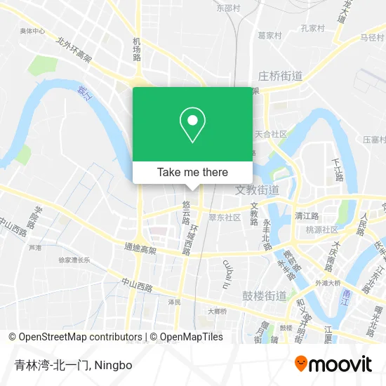 青林湾-北一门 map