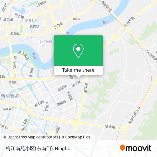 梅江南苑小区(东南门) map