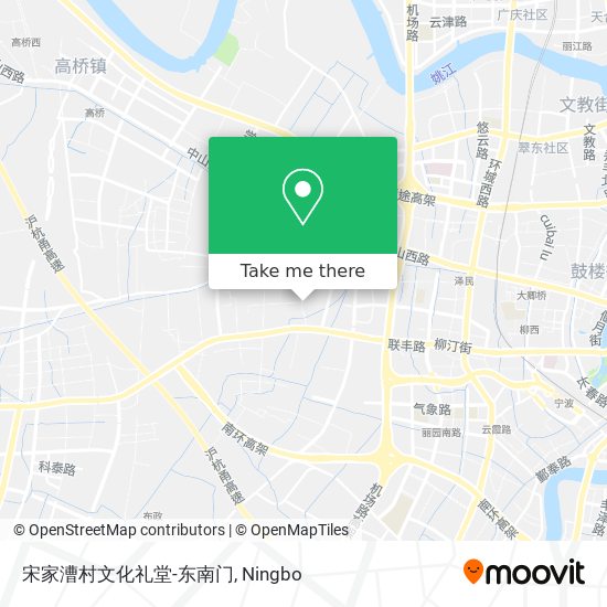 宋家漕村文化礼堂-东南门 map