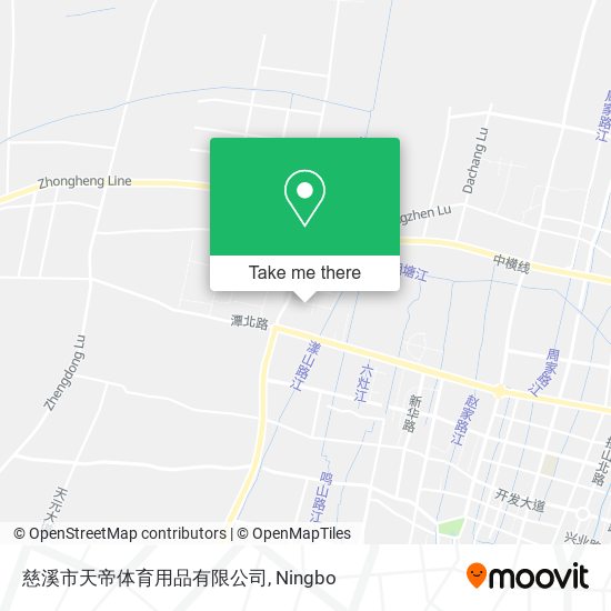 慈溪市天帝体育用品有限公司 map