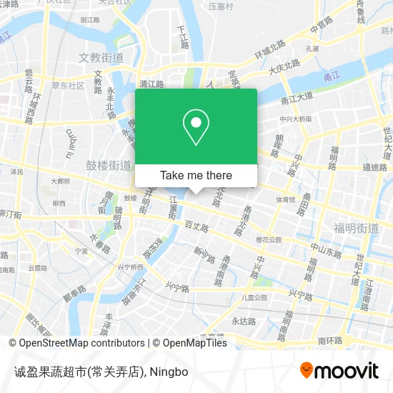 诚盈果蔬超市(常关弄店) map