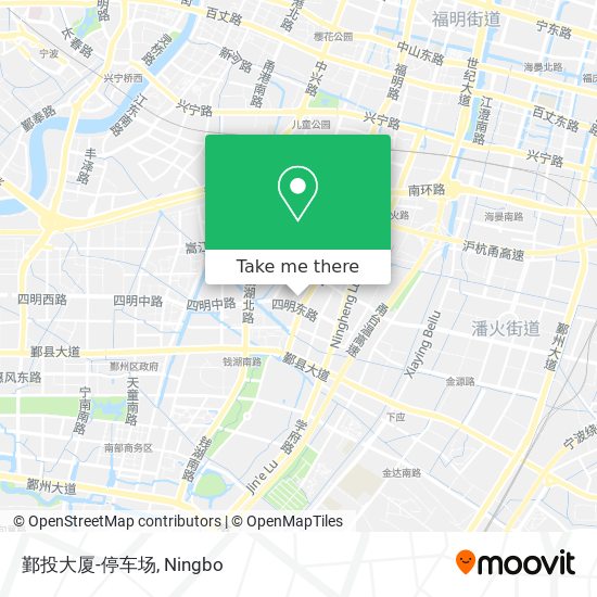 鄞投大厦-停车场 map
