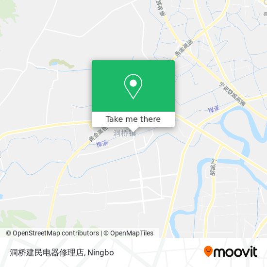 洞桥建民电器修理店 map