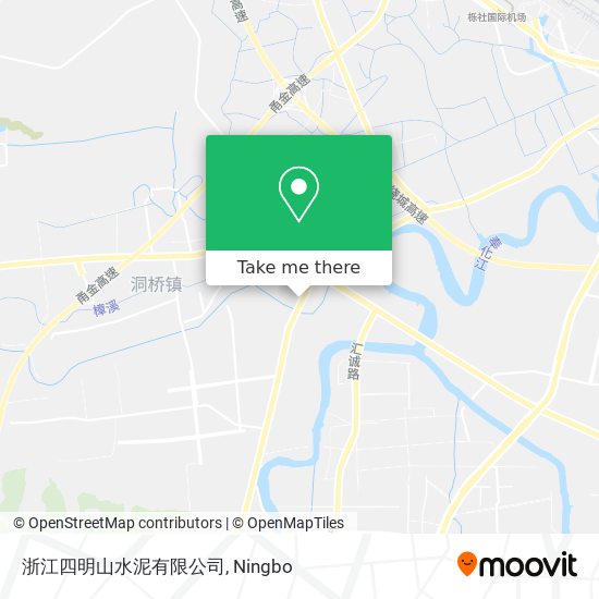浙江四明山水泥有限公司 map