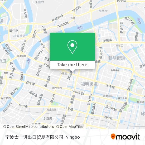 宁波太一进出口贸易有限公司 map