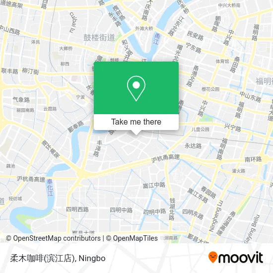 柔木咖啡(滨江店) map