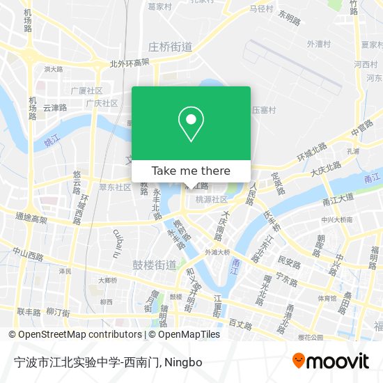 宁波市江北实验中学-西南门 map
