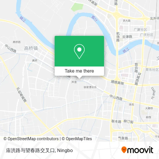 庙洪路与望春路交叉口 map