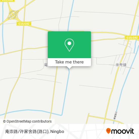 庵崇路/许家舍路(路口) map