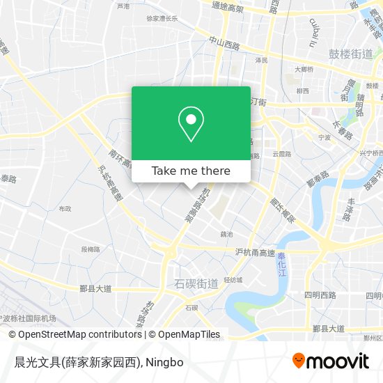 晨光文具(薛家新家园西) map