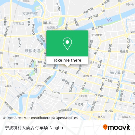 宁波凯利大酒店-停车场 map