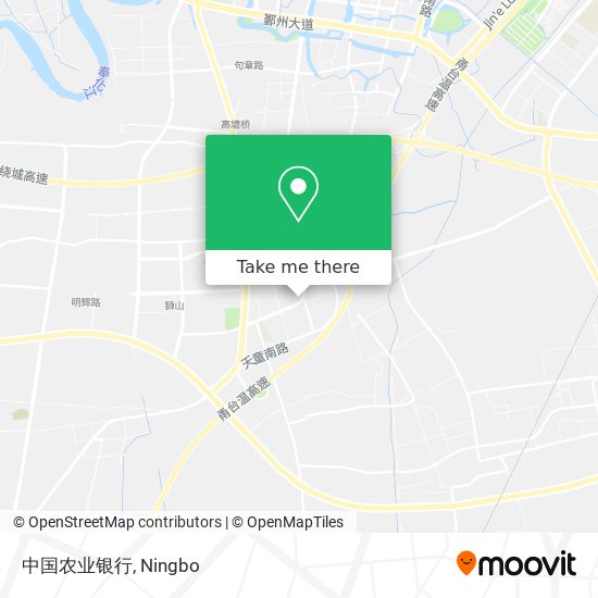 中国农业银行 map
