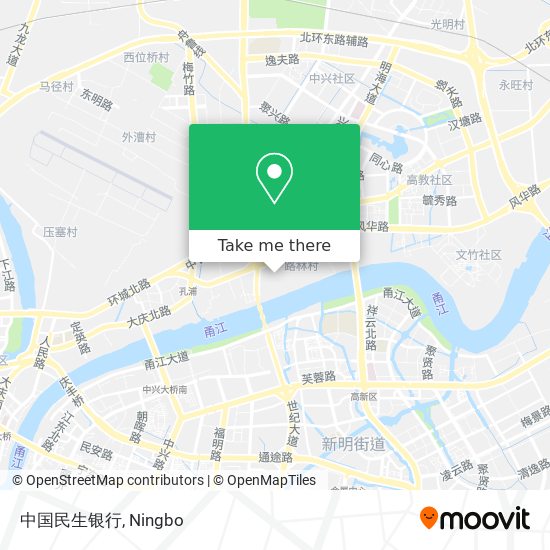 中国民生银行 map