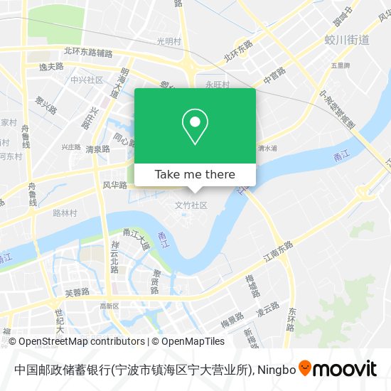 中国邮政储蓄银行(宁波市镇海区宁大营业所) map