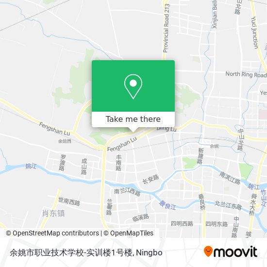 余姚市职业技术学校-实训楼1号楼 map