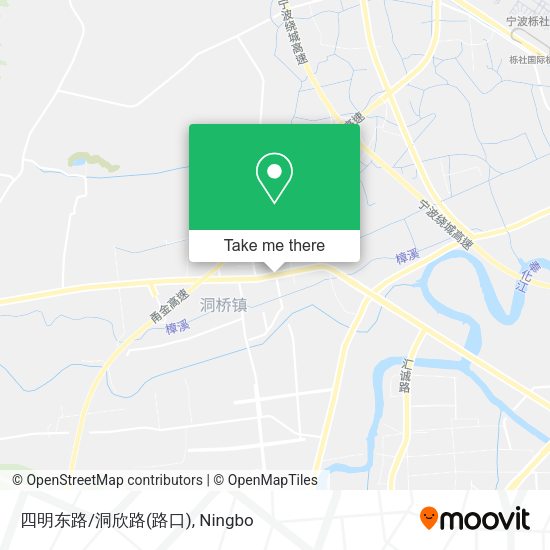 四明东路/洞欣路(路口) map