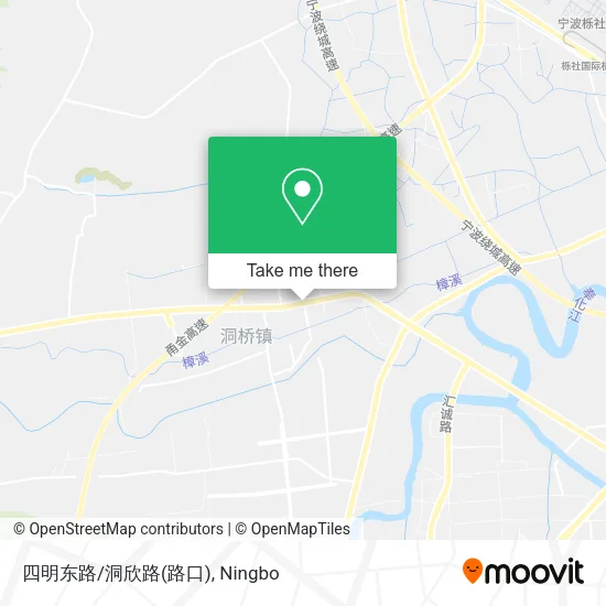 四明东路/洞欣路(路口) map