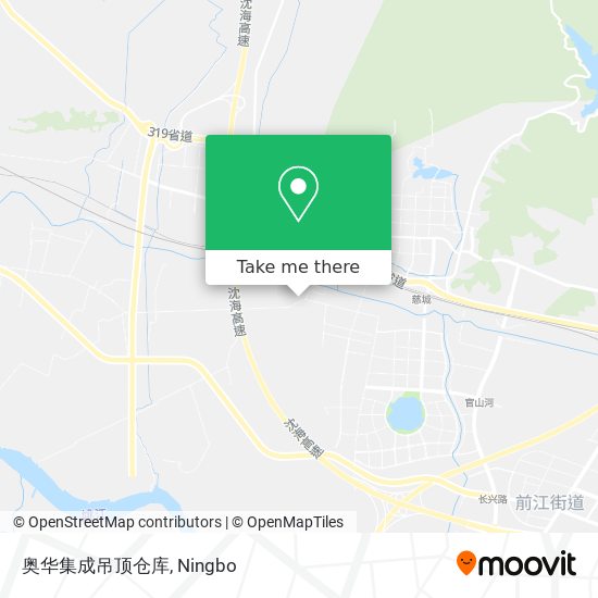 奥华集成吊顶仓库 map