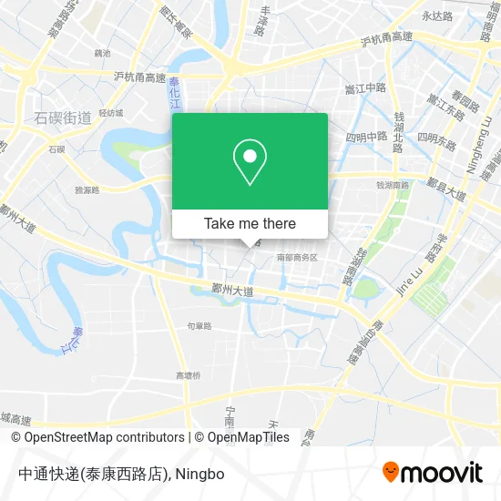 中通快递(泰康西路店) map