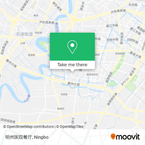 明州医院餐厅 map