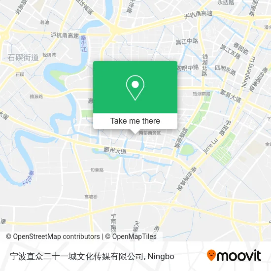 宁波直众二十一城文化传媒有限公司 map
