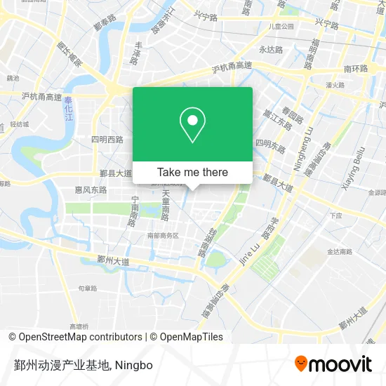 鄞州动漫产业基地 map