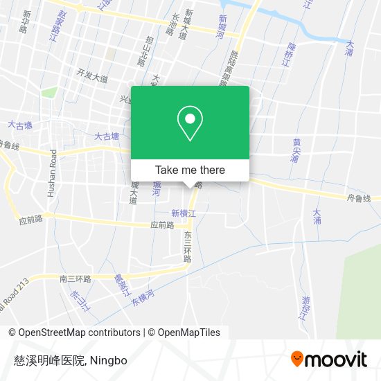 慈溪明峰医院 map