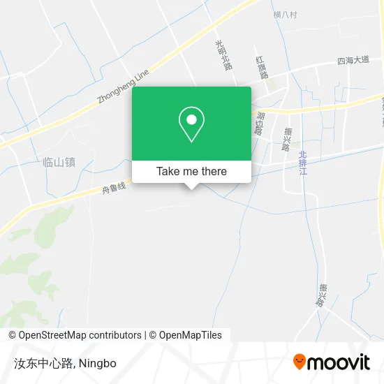 汝东中心路 map