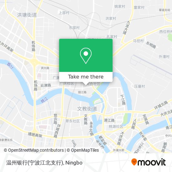 温州银行(宁波江北支行) map