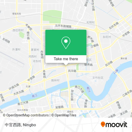 中官西路 map