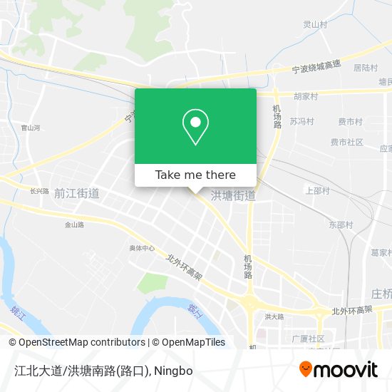 江北大道/洪塘南路(路口) map