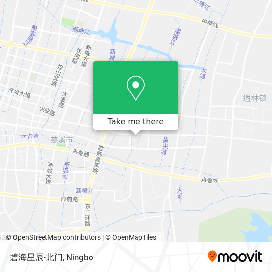 碧海星辰-北门 map