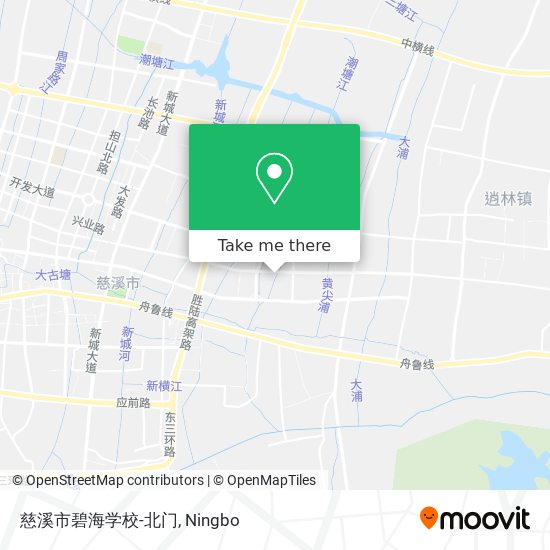 慈溪市碧海学校-北门 map
