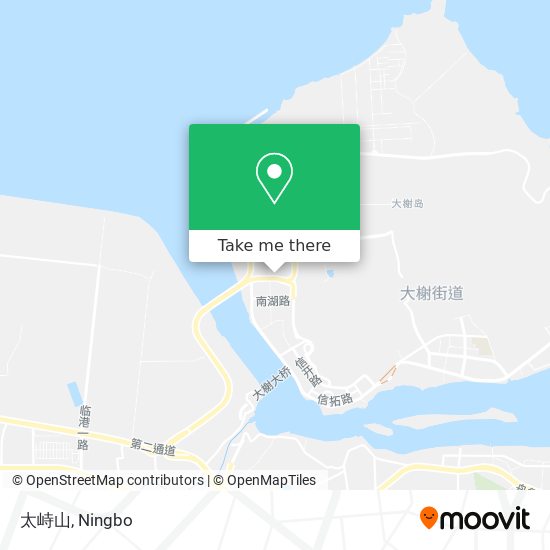 太峙山 map